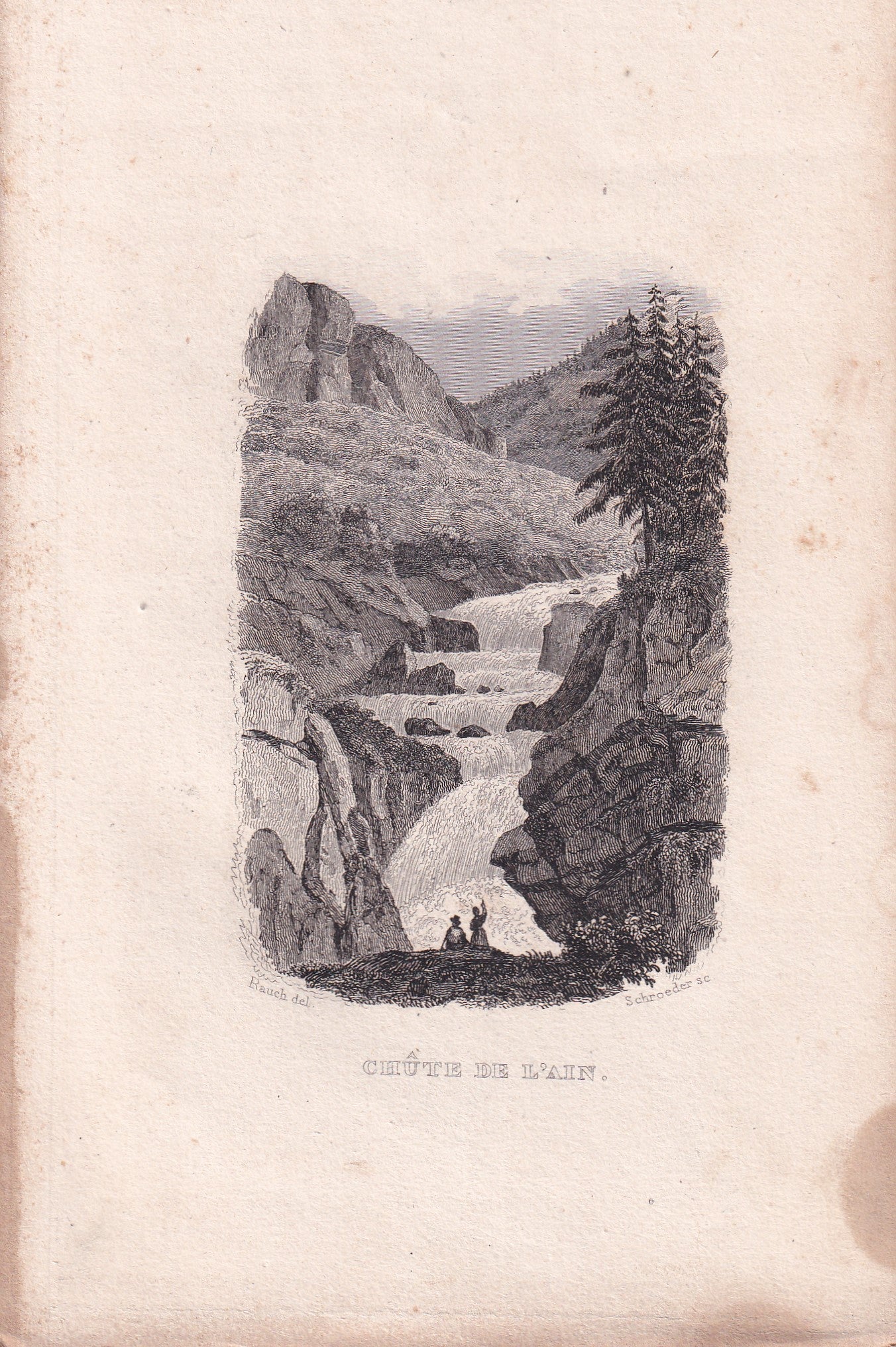 FRANCIA - CHÛTE DE L'AIN