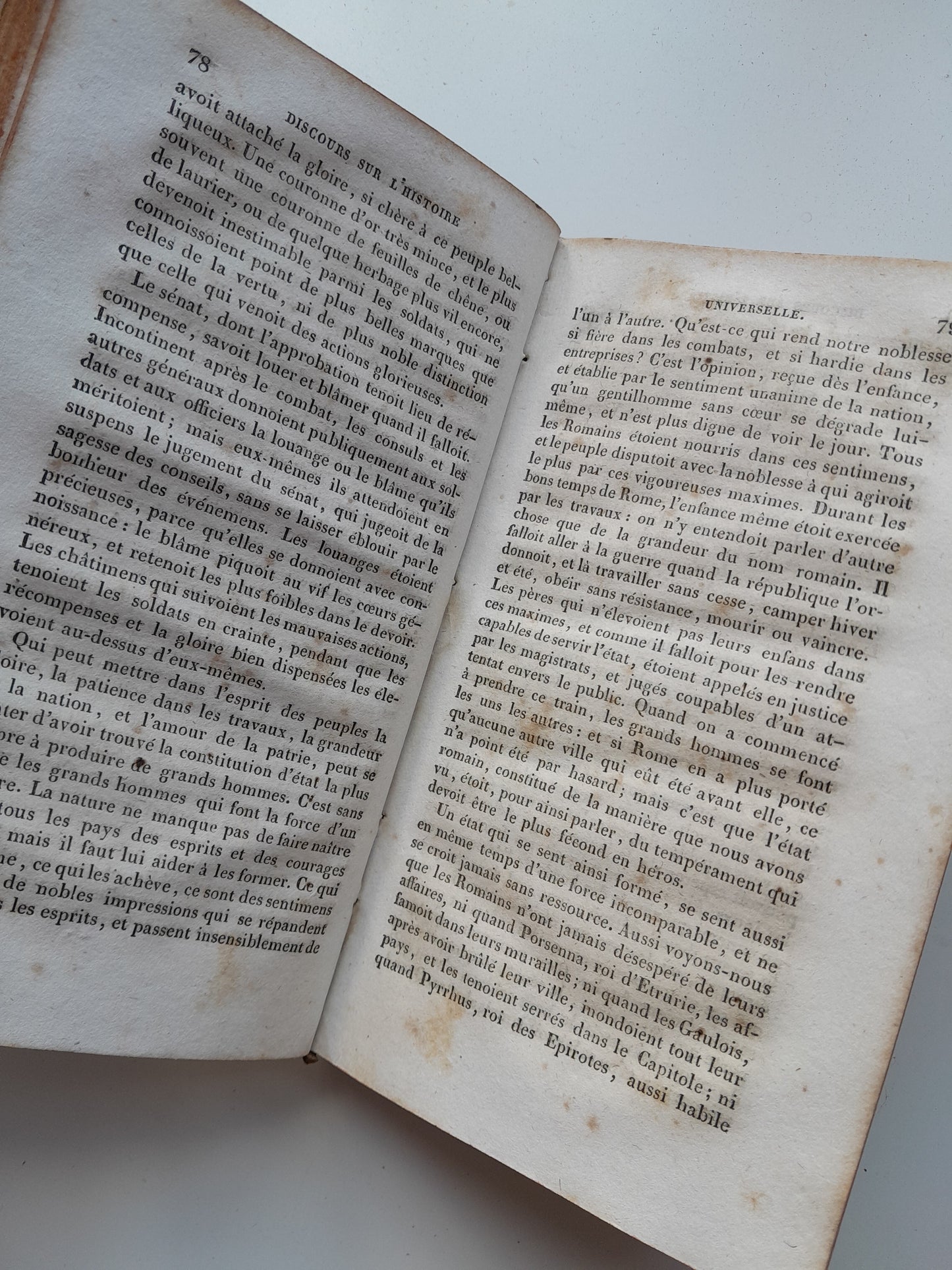DISCOURS SUR L'HISTOIRE UNIVERSELLE (COMPLETA 2 TOMOS) - J.B. BOSSUET (CHARLES DEIS, 1836)