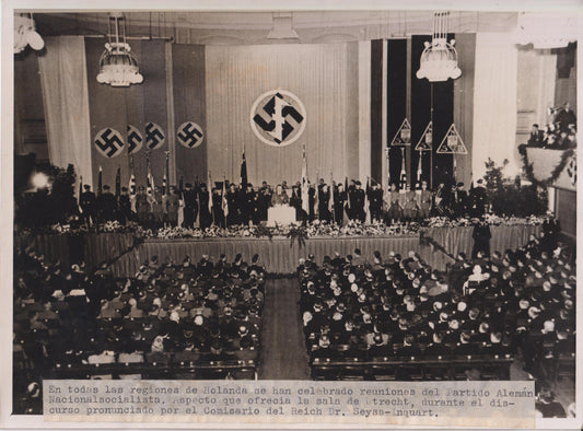 DISCURSO DEL COMISARIO DEL REICH ARTHUR SEYß-INQUART EN LA SALA DE UTRECH (1943)