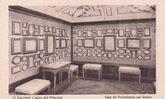 EL ESCORIAL. CASITA DEL PRÍNCIPE - SALA DE PORCELANAS DEL RETIRO