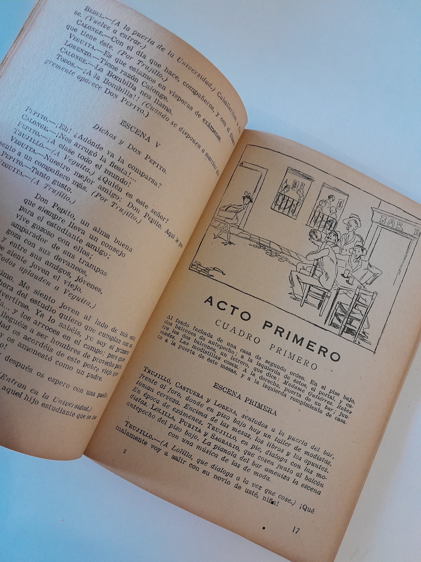 REVISTA DE TEATRO LA FARSA: ESTUDIANTES Y MODISTILLAS, DE ANTONIO CASERO - AÑO 3, NÚM. 119 (21 DICIEMBRE 1929)