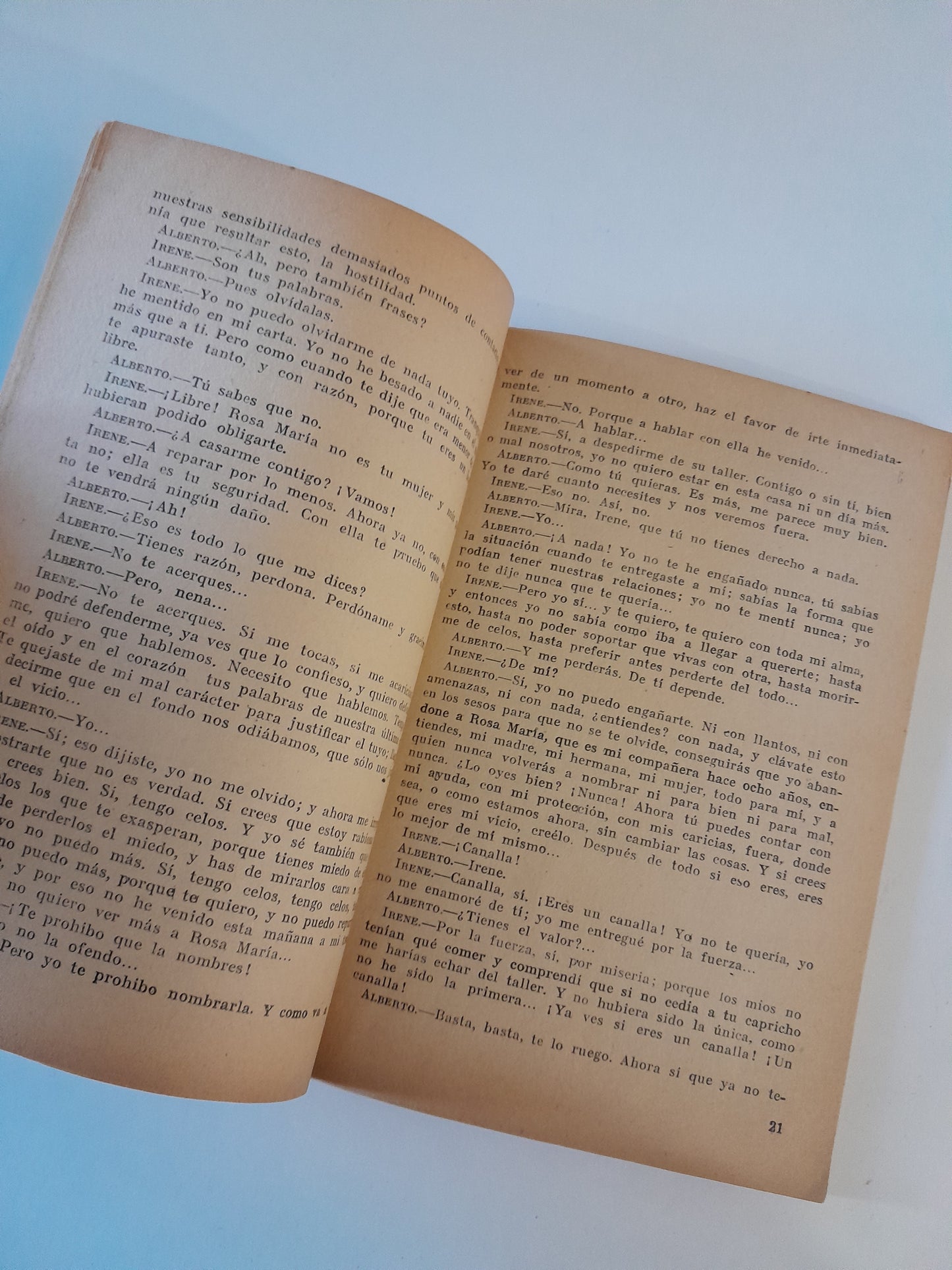 REVISTA DE TEATRO LA FARSA: ADAN O EL DRAMA EMPIEZA MAÑANA, DE FELIPE SASSONE - AÑO 5, NÚM. 181 (28 FEBRERO 1931)