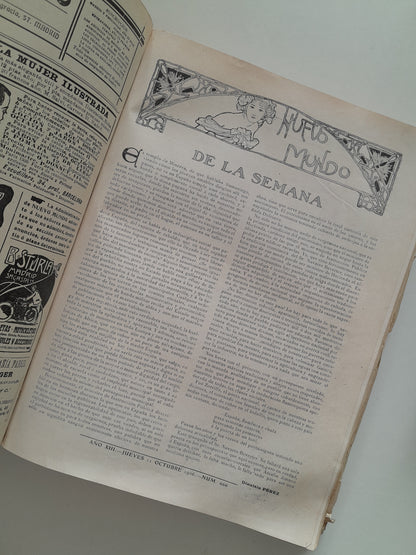 REVISTA NUEVO MUNDO - AÑO XIII, NÚM. 652-677 (JULIO-DICIEMBRE 1906) / AÑO XII, NÚM. SUELTOS (1905)