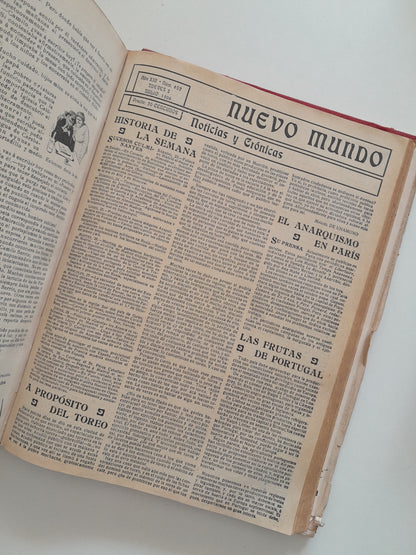 REVISTA NUEVO MUNDO - AÑO XIII, NÚM. 652-677 (JULIO-DICIEMBRE 1906) / AÑO XII, NÚM. SUELTOS (1905)