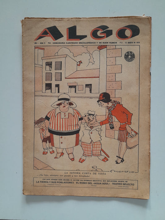 SEMANARIO ILUSTRADO ALGO - AÑO 1, NÚM. 21 (17 AGOSTO 1929)