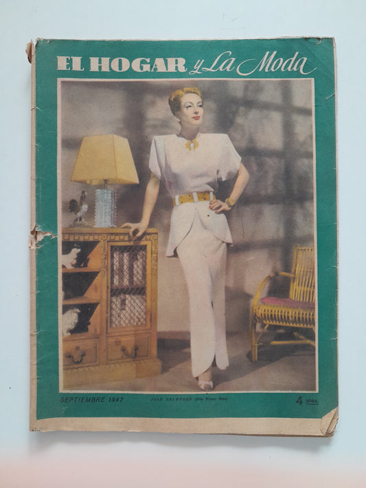 EL HOGAR Y LA MODA - AÑO 39, NÚM. 1228 (SEPTIEMBRE 1947)