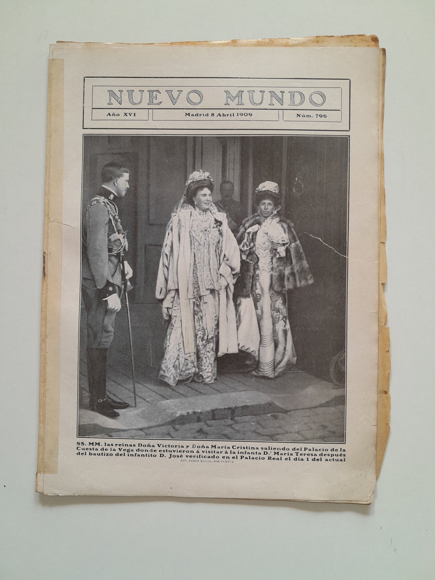 NUEVO MUNDO - AÑO 16, NÚM. 796 (8 ABRIL 1909)