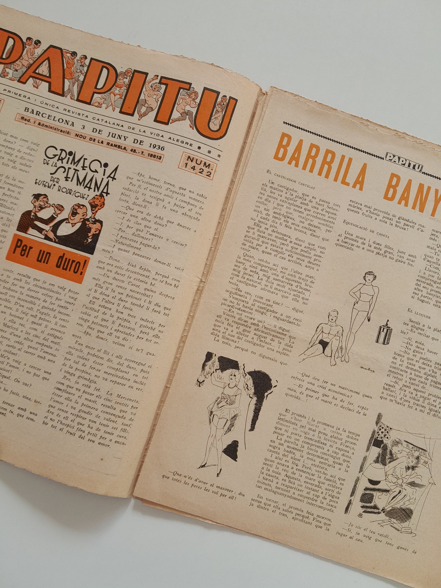 PAPITU - ANY 28, NÚM. 1422 (3 JUNY 1936)