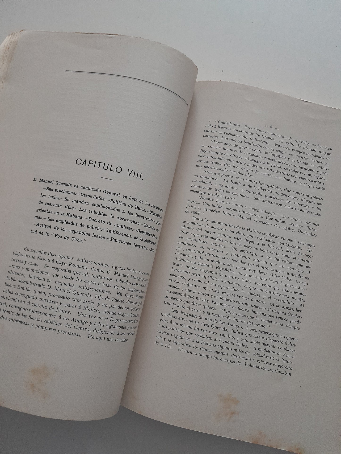 HISTORIA DE LA REVOLUCIÓN Y GUERRA DE CUBA (PRIMERA PARTE) - GIL GELPI Y FERRO (1887)