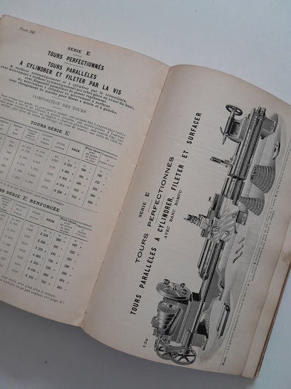 ALBUM-TARIFE DE MACHINES-OUTILS ET D'OUTILLAGE - SCULFORT & FOCKEDEY (1900)