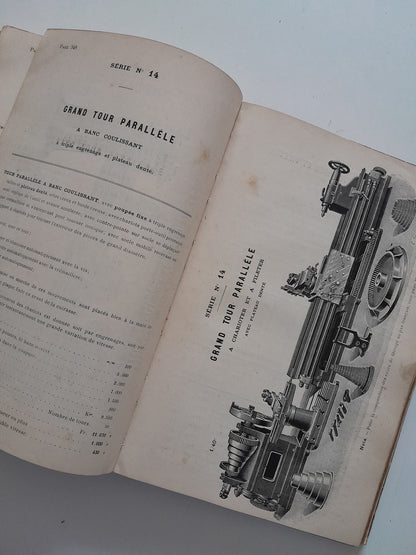 ALBUM-TARIFE DE MACHINES-OUTILS ET D'OUTILLAGE - SCULFORT & FOCKEDEY (1900)