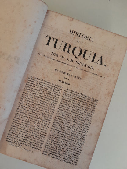 PANORAMA UNIVERSAL. HISTORIA DE TURQUÍA, HISTORIA DE LA ANTIGUA POLONIA E HISTORIA DE MALTA Y EL GOZO - VV. AA (IMPRENTA DEL GUARDIA NACIONAL, 1840)