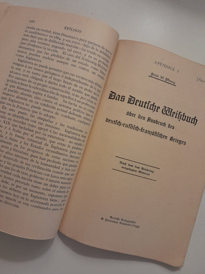 POR QUÉ ESTAMOS EN GUERRA. LA JUSTIFICACIÓN DE LA GRAN BRETAÑA - VV. AA. (CLARENDON PRESS, 1914)