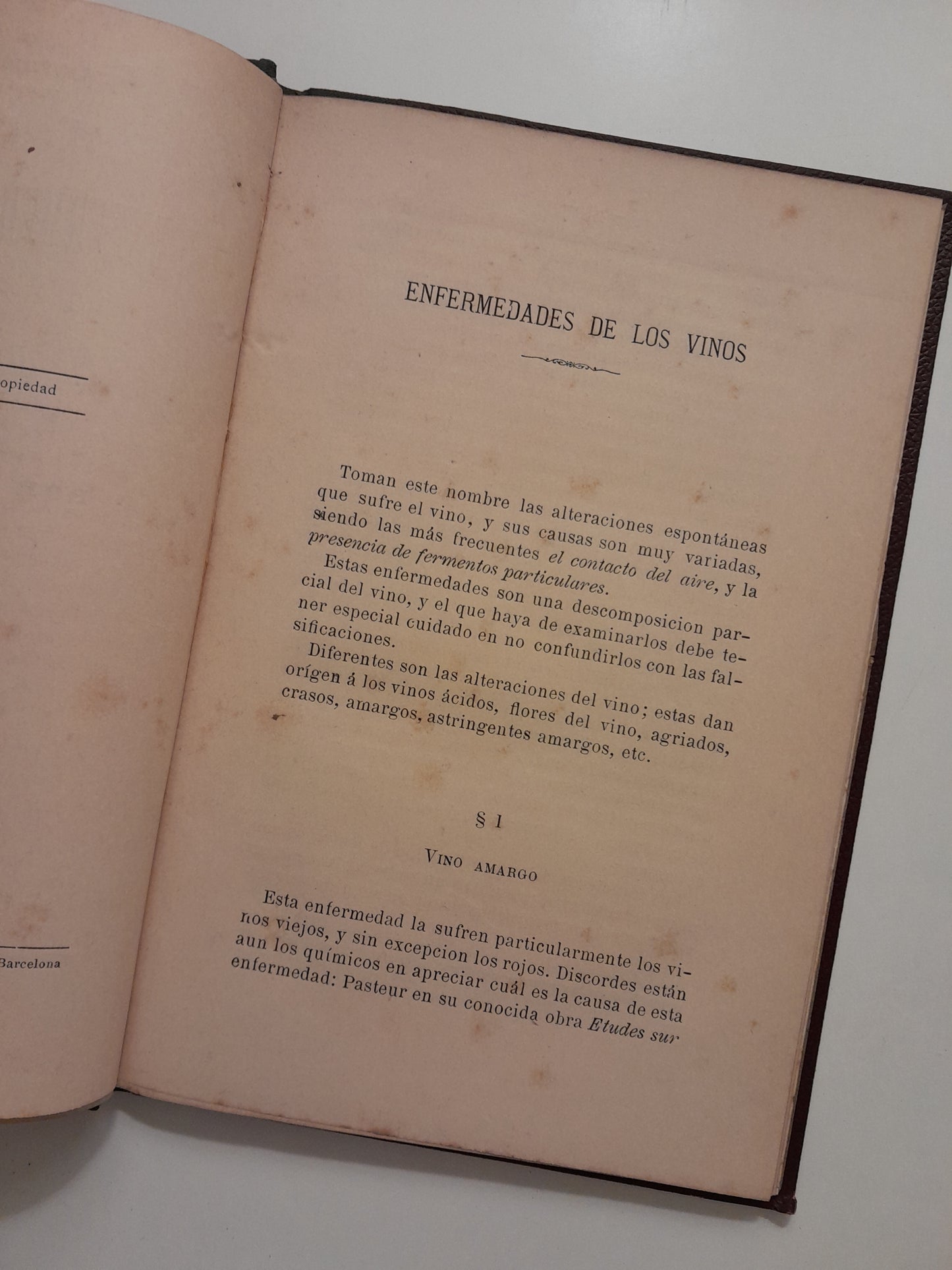 ENFERMEDADES DE LOS VINOS - JULIO ADDERSON (LIB. V. SUÁREZ, 1882)