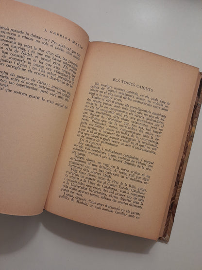 NOUS ASPECTES DEL PROBLEMA CATALÀ - JOAN GARRIGA I MASSÓ (LIB. CATALÒNIA, 1935)