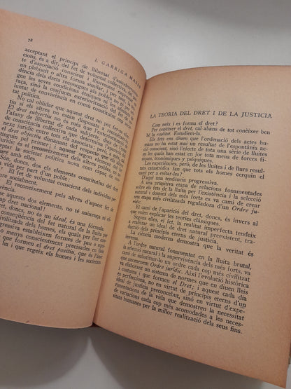 NOUS ASPECTES DEL PROBLEMA CATALÀ - JOAN GARRIGA I MASSÓ (LIB. CATALÒNIA, 1935)