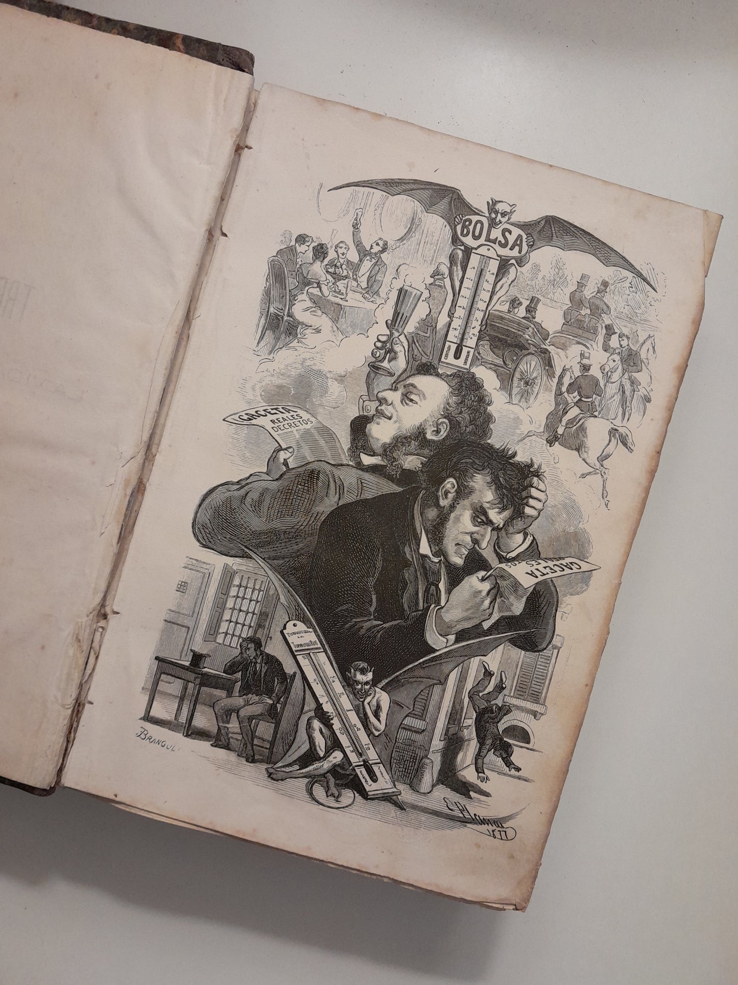 TREINTA AÑOS O LA VIDA DE UN JUGADOR (COMPLETA 2 TOMOS) - MANUEL ANGELÓN (ESPASA, c.1870)