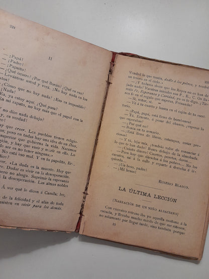 PÁGINAS SELECTAS. LECTURA PARA NIÑOS - MANUEL IBARZ BORRÁS (DALMAU CARLES & COMP., 1904)