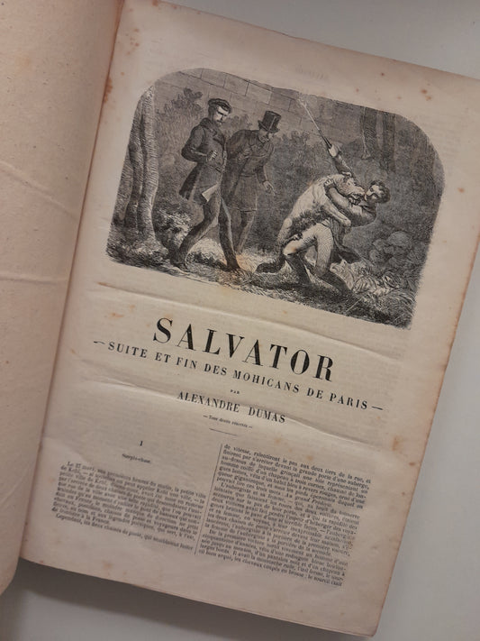 SALVATOR. SUITE ET FIN DES MOHICANS DE PARIS / LES MOHICANS DE PARIS - ALEXANDRE DUMAS (c. 1860)