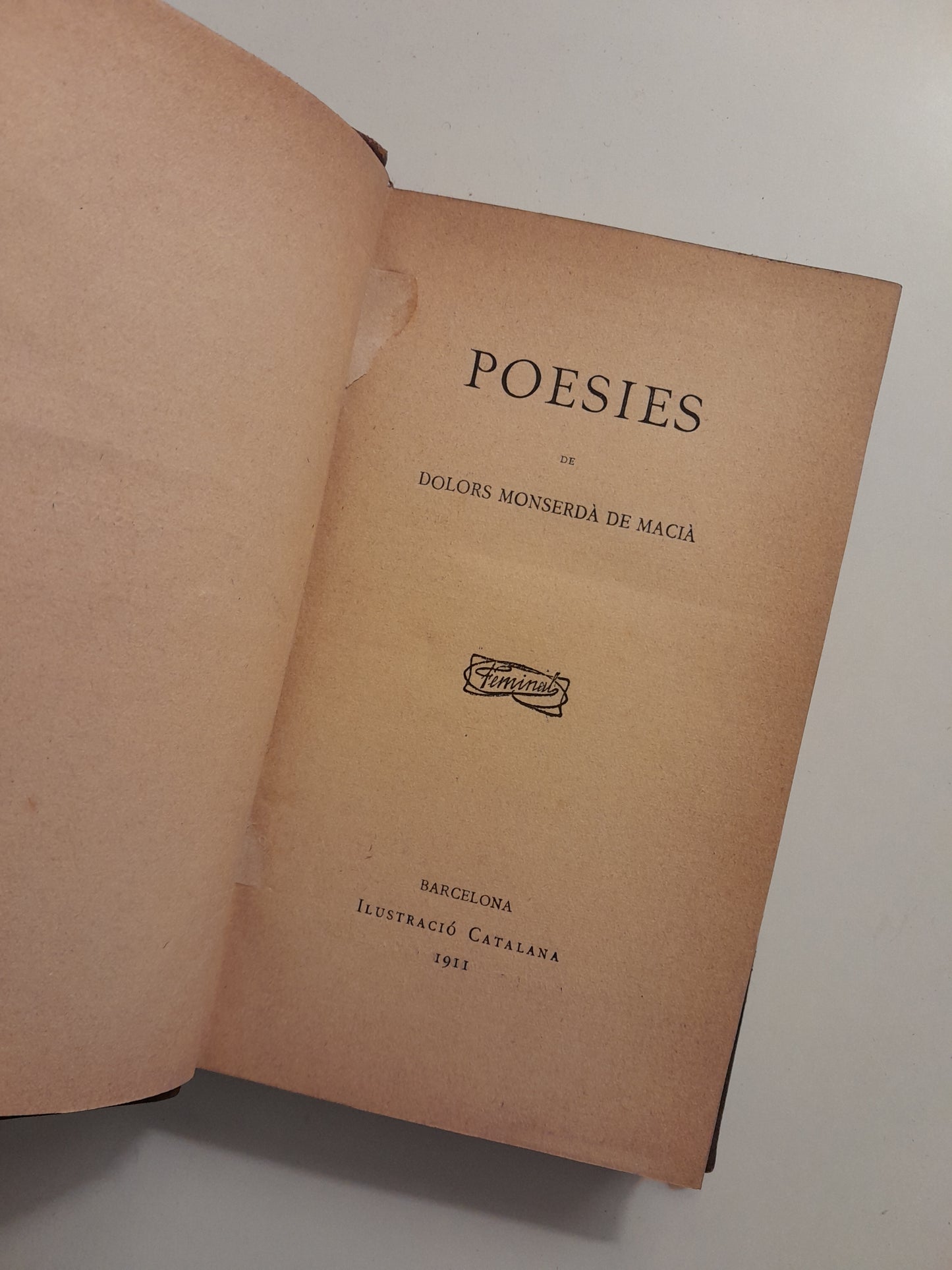 POESIES - DOLORS MONSERDÀ (ILUSTRACIÓ CATALANA, 1911)
