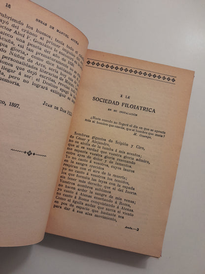 OBRAS DE MANUEL ACUÑA - MANUEL ACUÑA (MAUCCI, c. 1915)