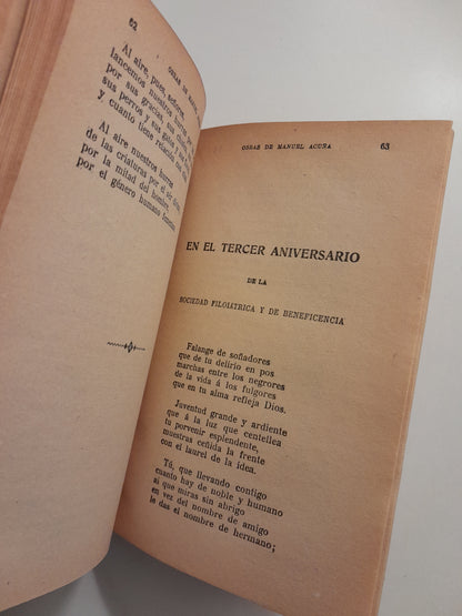 OBRAS DE MANUEL ACUÑA - MANUEL ACUÑA (MAUCCI, c. 1915)