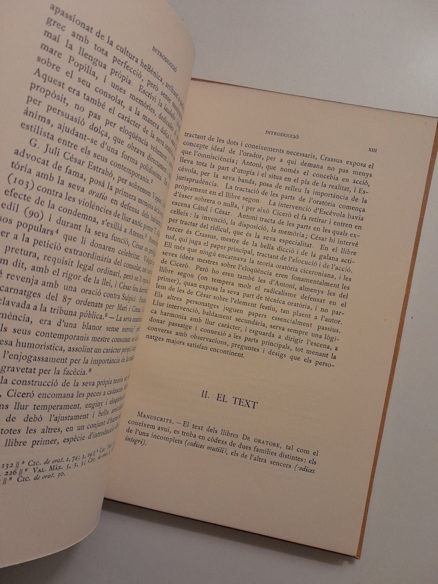 DE L'ORADOR I - M. T. CICERÓ (BERNAT METGE, 1929)