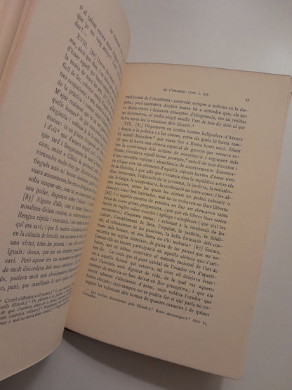DE L'ORADOR I - M. T. CICERÓ (BERNAT METGE, 1929)