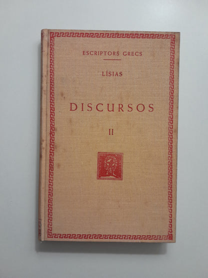 DISCURSOS II - LÍSIAS (BERNAT METGE, 1934)