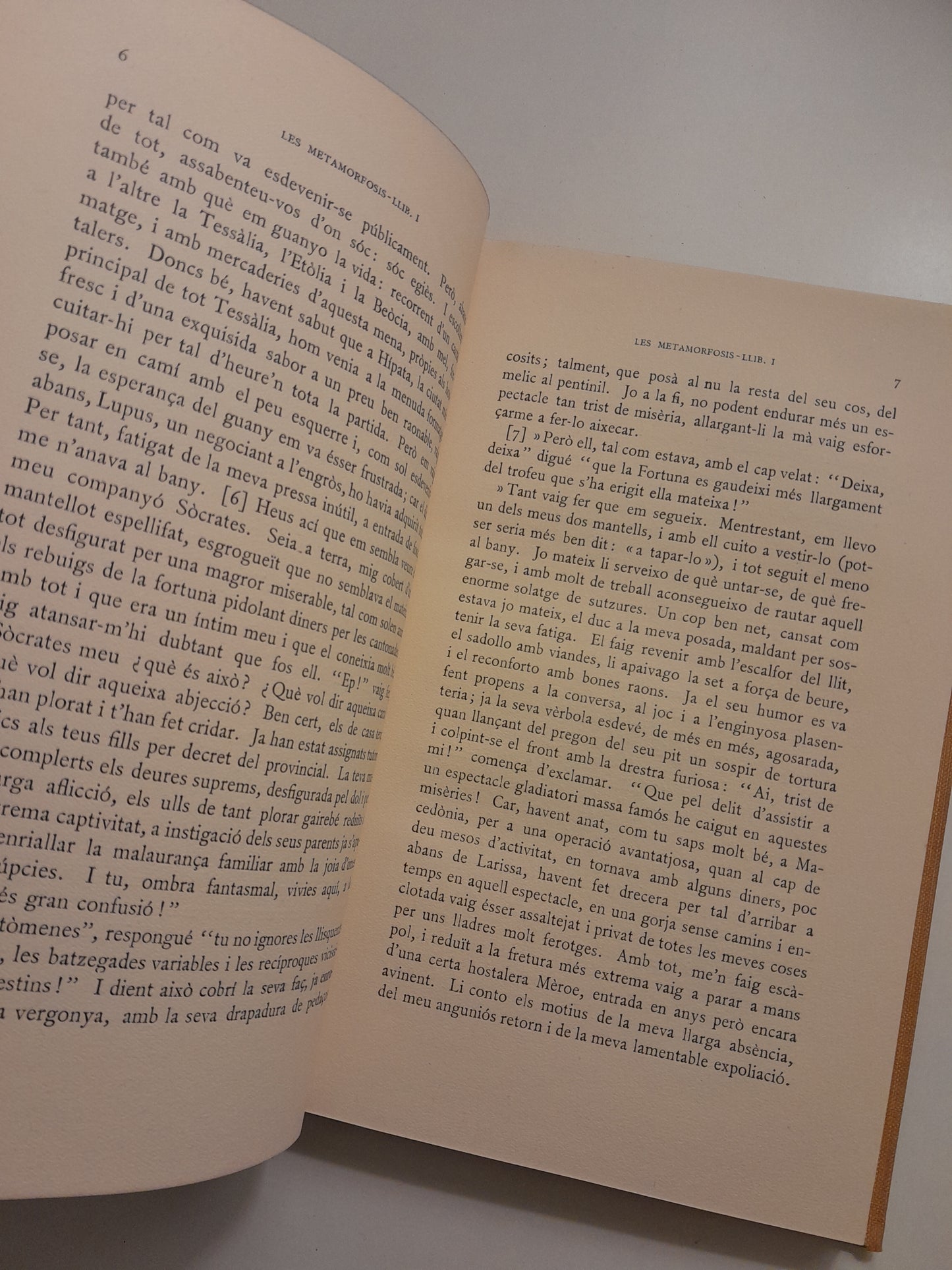 LES METAMORFOSIS I - APULEU (BERNAT METGE, 1929)