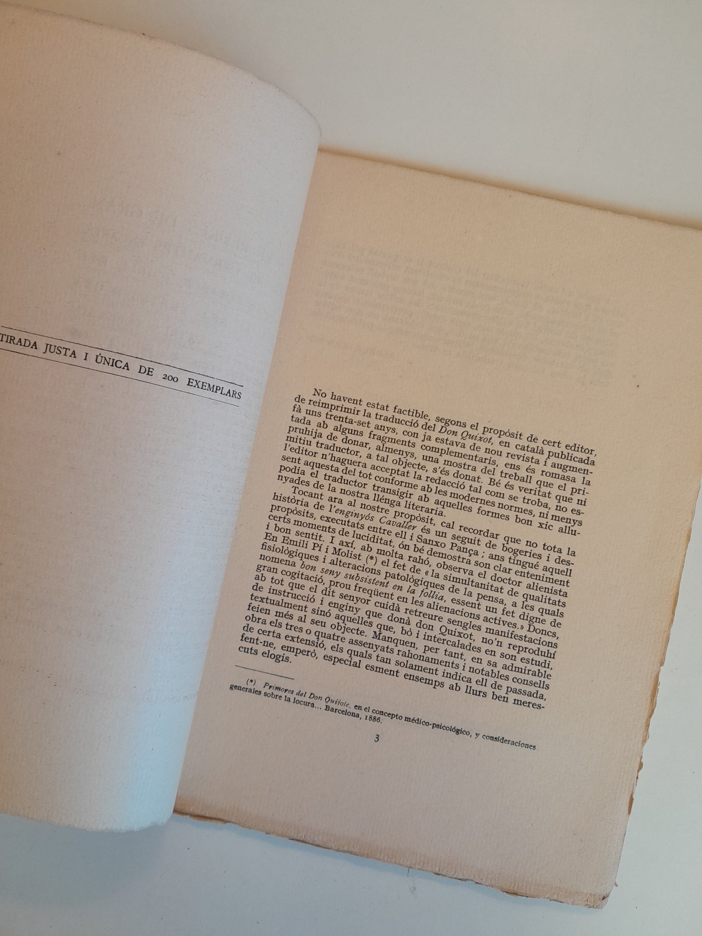 QUATRE PEDRES DE GRAN PREU QUE CERVANTES ENCASTÀ EN L'INESTIMABLE JOIELL DEL QUIXOT (IMP. ELZEVIRIANA I LLIBRERIA CAMÍ, 1928)
