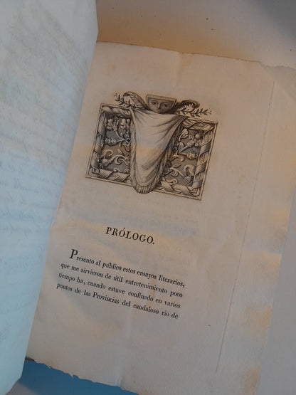 ENTRETENIMIENTOS DE UN PRISIONERO EN LAS PROVINCIAS DEL RÍO DE LA PLATA - LUIS MARÍA MOXÓ Y LÓPEZ (IMP. JOSÉ TORNER, 1828)