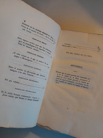 ENTRETENIMIENTOS DE UN PRISIONERO EN LAS PROVINCIAS DEL RÍO DE LA PLATA - LUIS MARÍA MOXÓ Y LÓPEZ (IMP. JOSÉ TORNER, 1828)