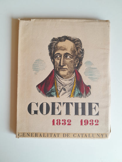 GOETHE: ANTOLOGIA QUE LA GENERALITAT DEDICA A LES ESCOLES DE CATALUNYA (1932)