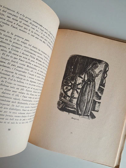 GOETHE: ANTOLOGIA QUE LA GENERALITAT DEDICA A LES ESCOLES DE CATALUNYA (1932)