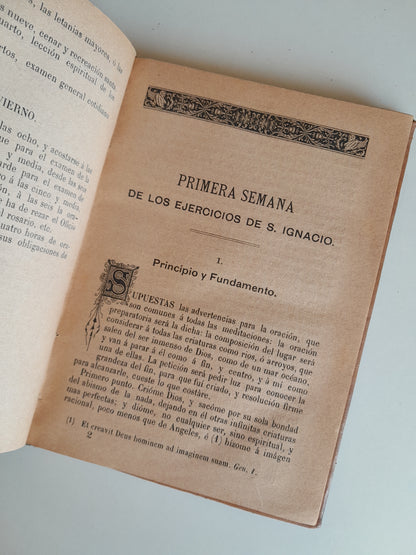 EJERCICIOS ESPIRITUALES DE SAN IGNACIO DE LOYOLA - PEDRO FERRUSOLA (IMP. LUIS ROCA, 1886)