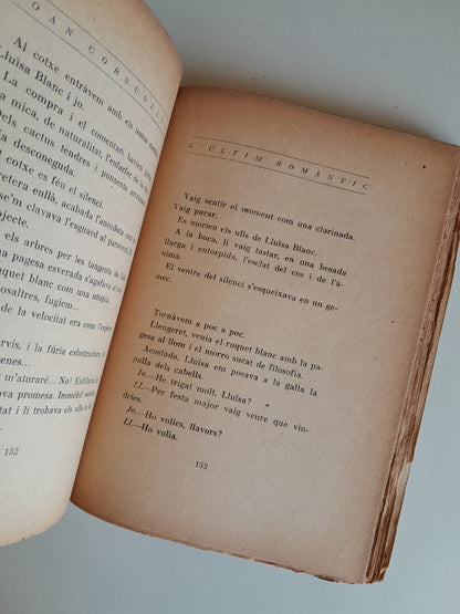 L'ÚLTIM ROMÀNTIC - JOAN CORNUDELLA (AVANT, 1937)