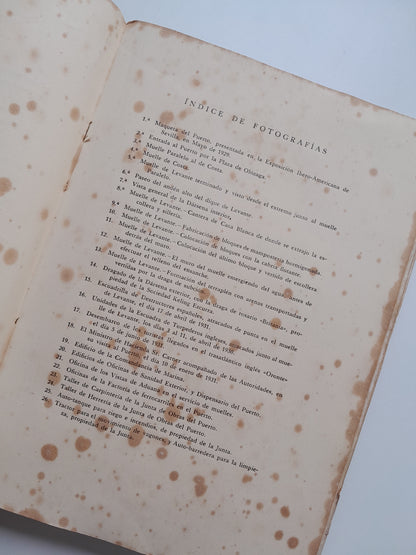 MEMORIA DESCRIPTIVA DEL PUERTO DE TARRAGONA (1928-1931)