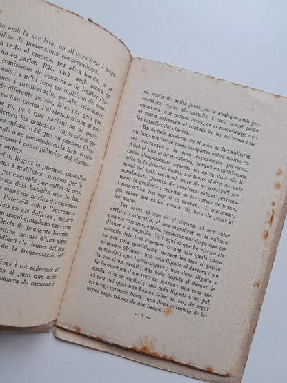 EL CINEMATÒGRAF EN LA CULTURA I EN ELS COSTUMS - R. RUCABADO (1920)