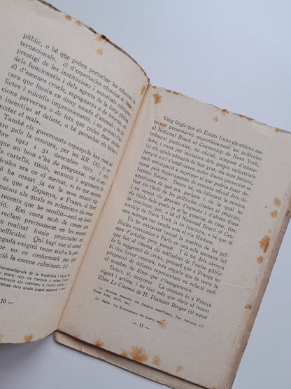 EL CINEMATÒGRAF EN LA CULTURA I EN ELS COSTUMS - R. RUCABADO (1920)