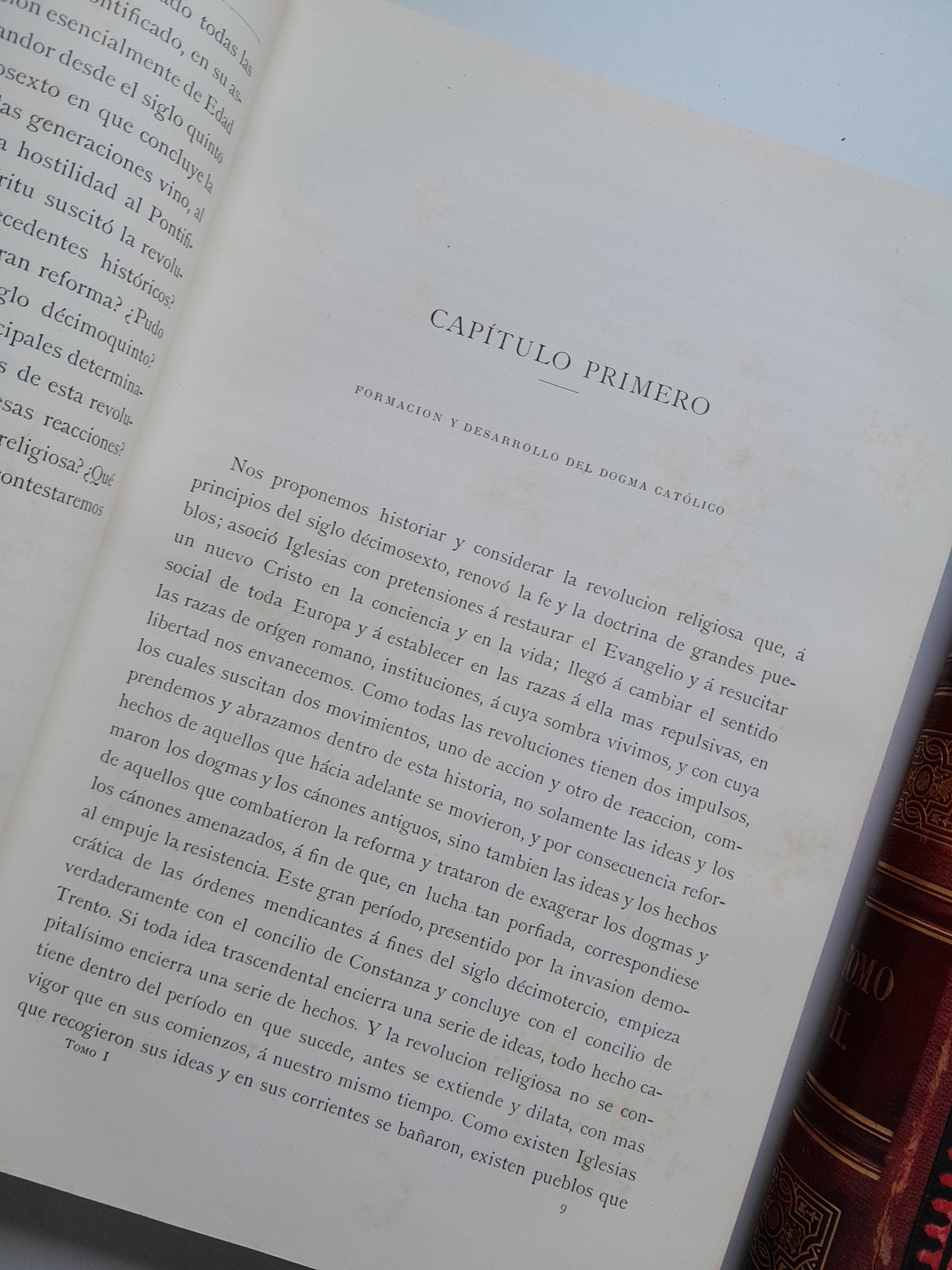 LA REVOLUCIÓN RELIGIOSA (TOMO 1) - EMILIO CASTELAR (MONTANER Y SIMÓN, 1883)