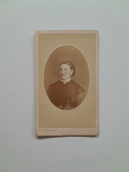 RETRATO DE MUJER (c.1880) - PHOTOGRAPHIE ITALIENNE, BORDEAUX