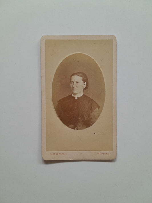 RETRATO DE MUJER (c.1880) - PHOTOGRAPHIE ITALIENNE, BORDEAUX