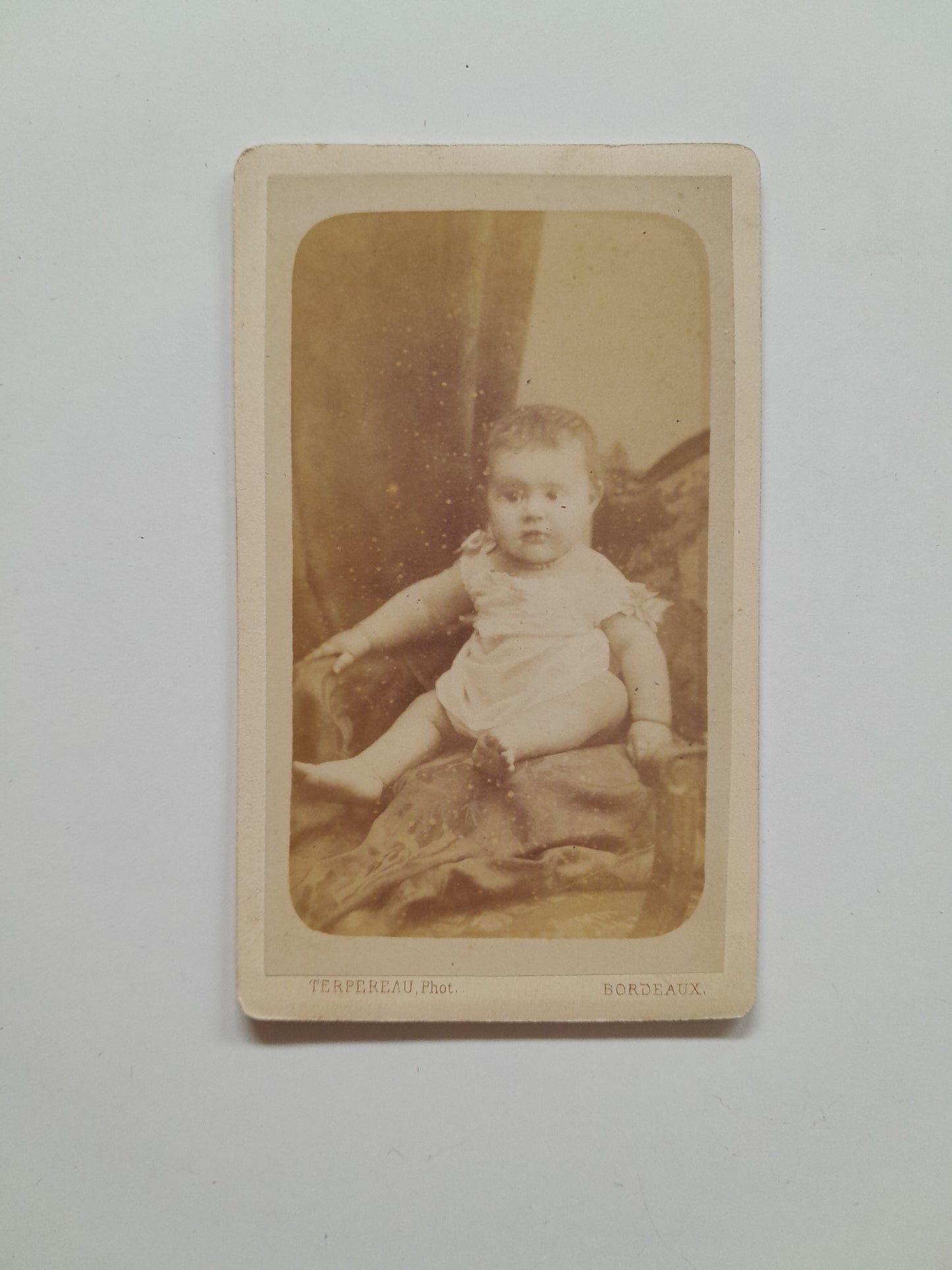 RETRATO DE BEBÉ (c.1880) - PHOTOGRAPHIE A. TERPEREAU, BORDEAUX