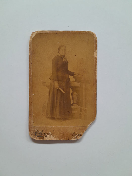 RETRATO DE MUJER (c.1880) - A. COYNE, ZARAGOZA