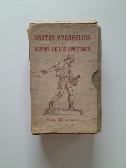 SANTOS EVANGELIOS Y HECHOS DE LOS APÓSTOLES (SOCIEDAD BÍBLICA, 1925-26)