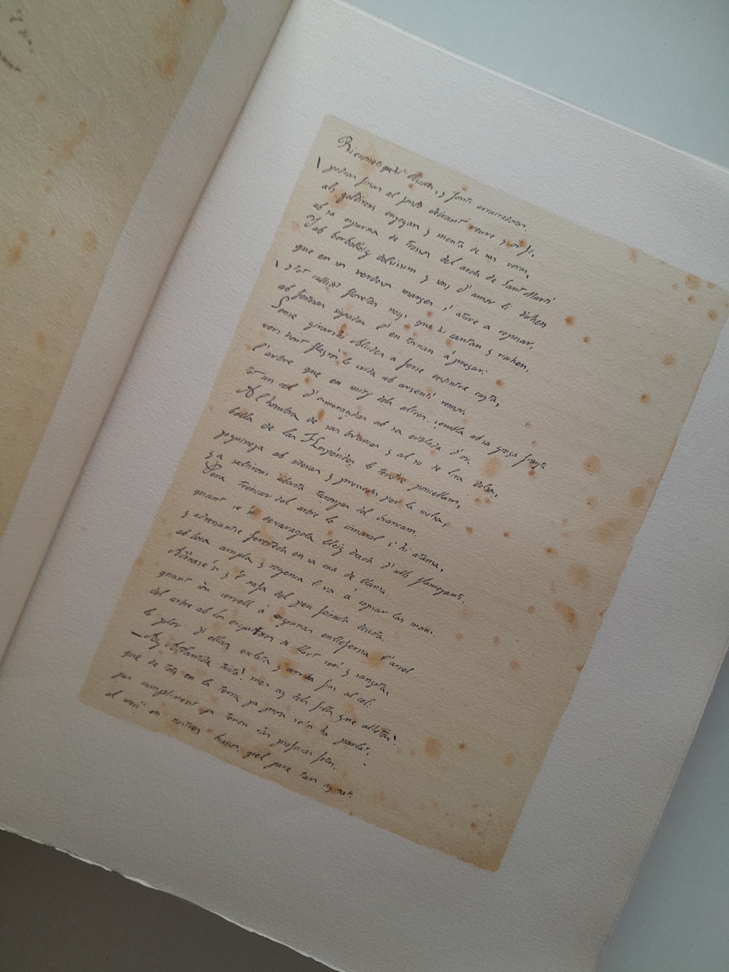 L'ATLÀNTIDA - JACINT VERDAGUER (1946) - EJEMPLAR NUMERADO Y FACSÍMIL MANUSCRITO ORIGINAL