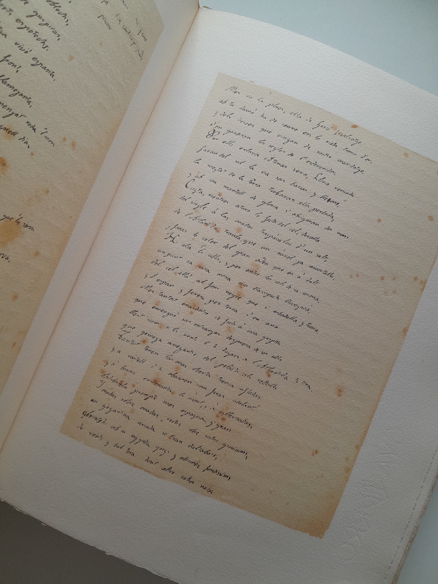L'ATLÀNTIDA - JACINT VERDAGUER (1946) - EJEMPLAR NUMERADO Y FACSÍMIL MANUSCRITO ORIGINAL