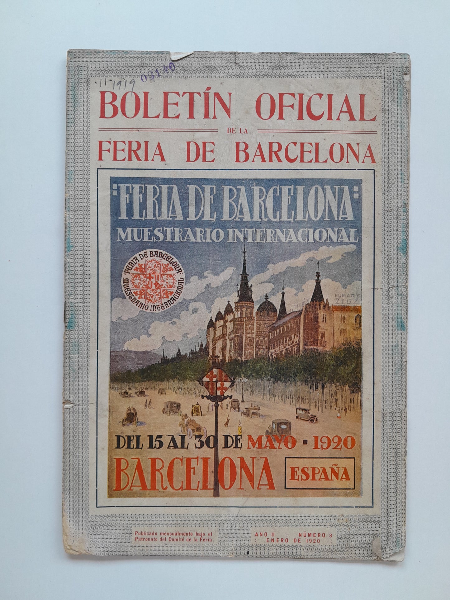 BOLETÍN OFICIAL DE LA FERIA DE BARCELONA (BARCELONA) - ANY 2, NÚM. 3 (GENER 1920)