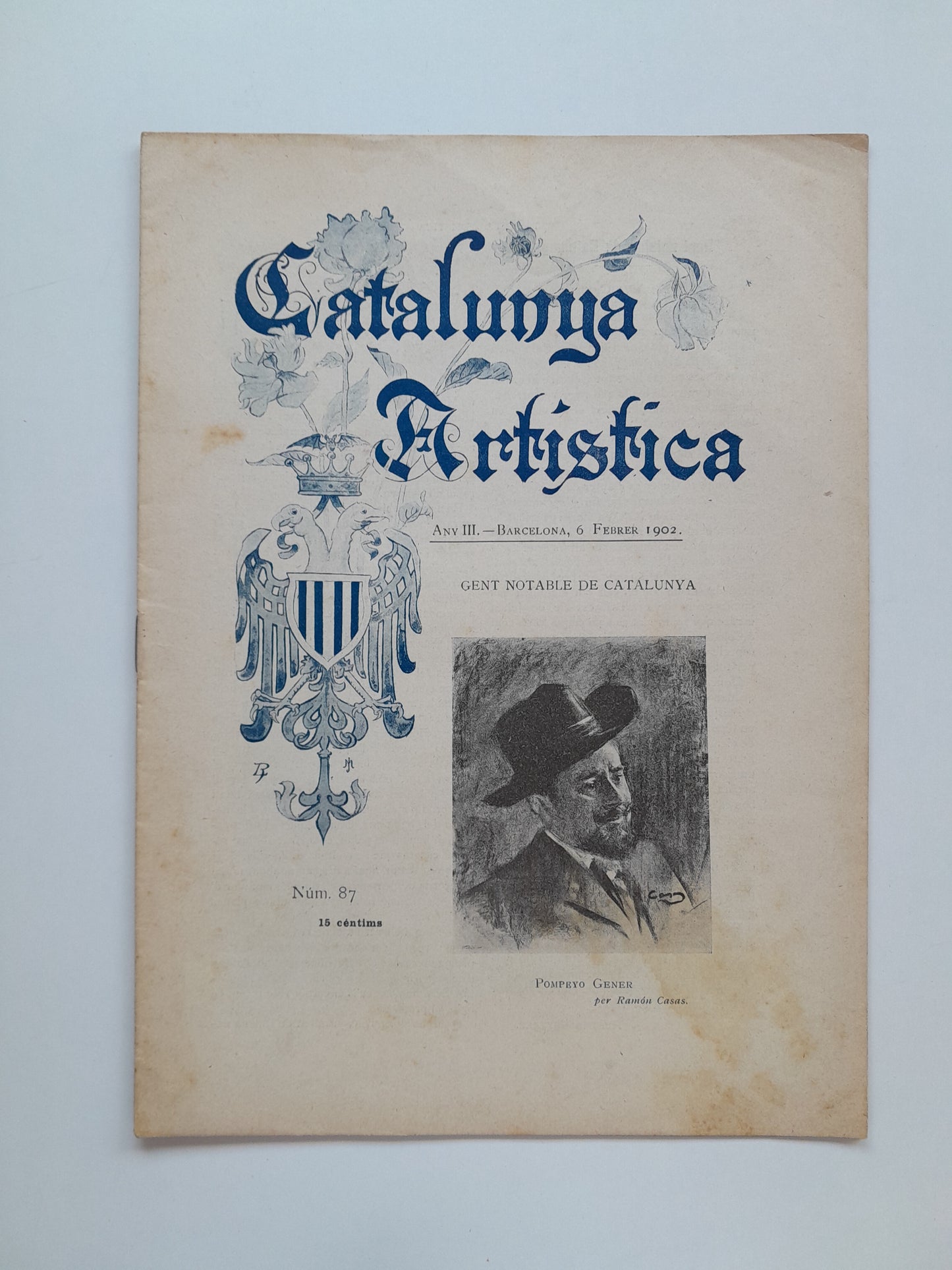 CATALUNYA ARTÍSTICA (BARCELONA) - ANY 3, NÚM. 87 (6 FEBRER 1902)